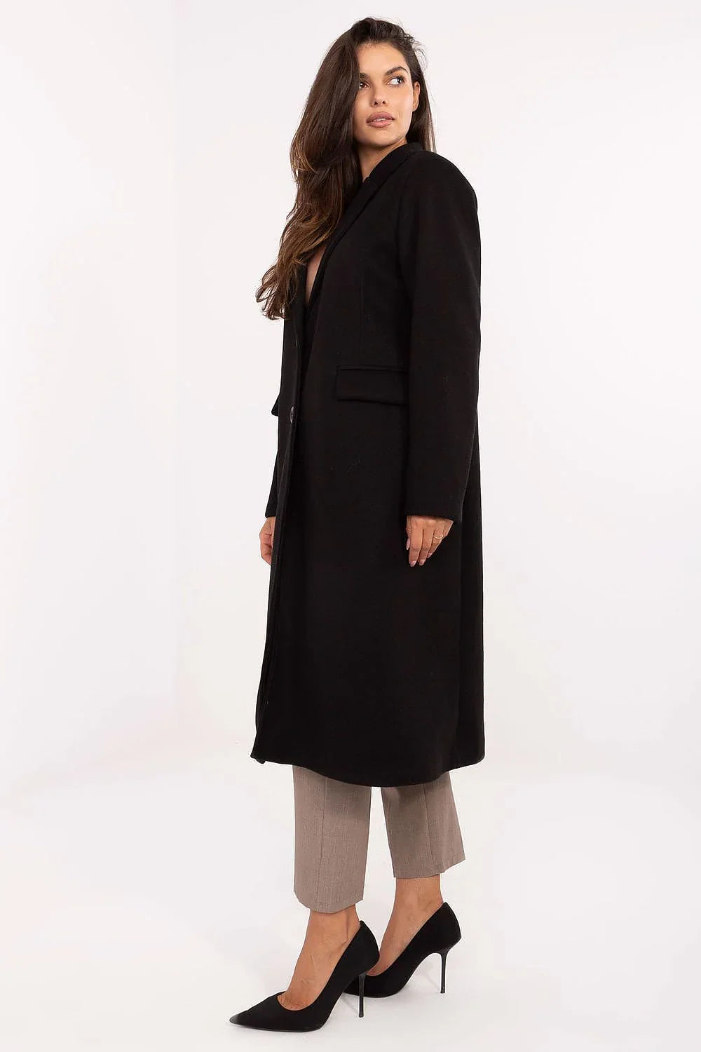 Women's Overcoat - Lightweight Elegant Minimalist