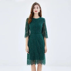 Women’s Slim Medium Length Hip Dress - Guocali