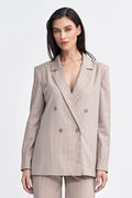 Women’S Suit Jacket - Structured - Double-Breasted