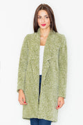 Women's Wool Coat - With Pockets Elegant