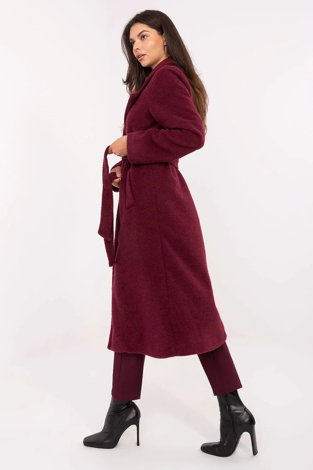 Women's Wrap Coat - Lightweight Chic, Elegant