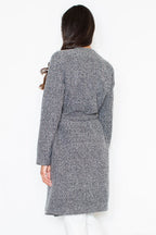 Women's Wrap Coat - With Pockets Chic, Elegant, Minimalist