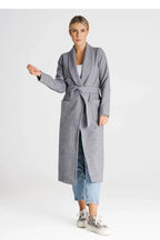 Women's Wrap Coat - With Pockets Minimalist