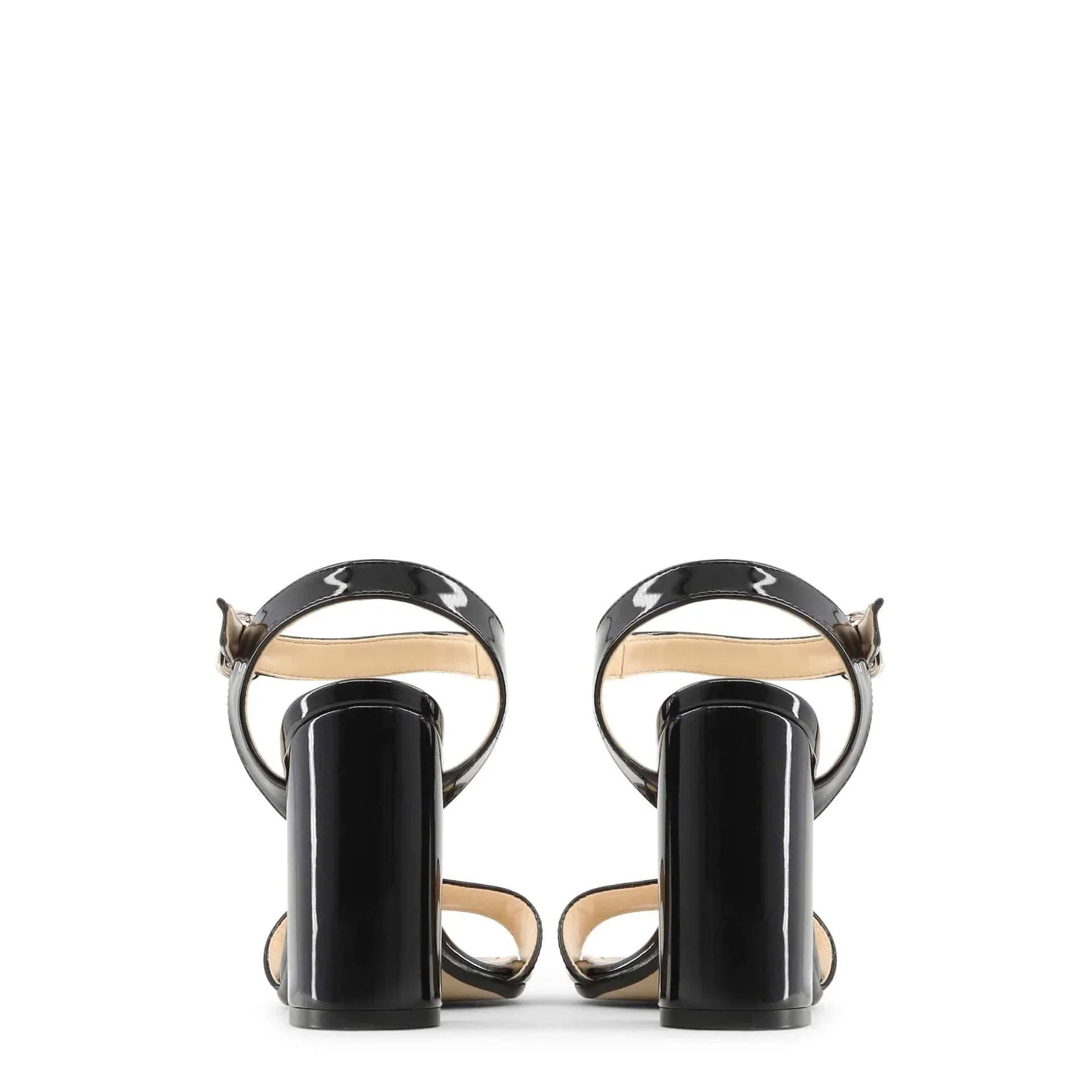 Women Sandals - Block Heels - Patent Leather