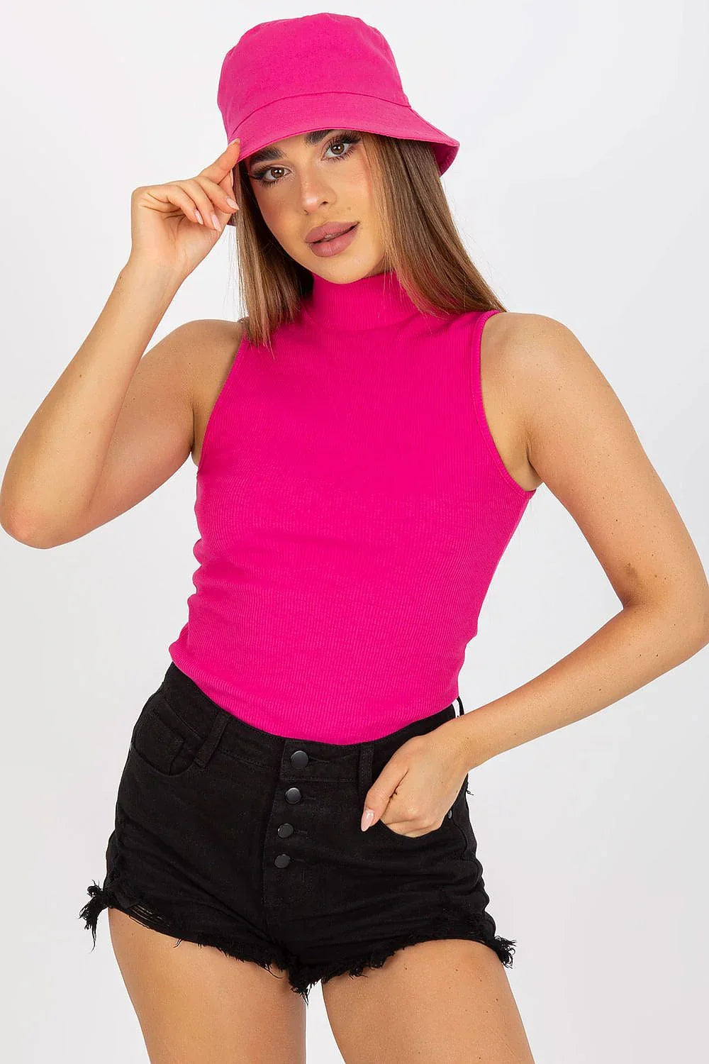 Women Sleeveless Top – Crew-Neck Sleeveless Top -Guocali