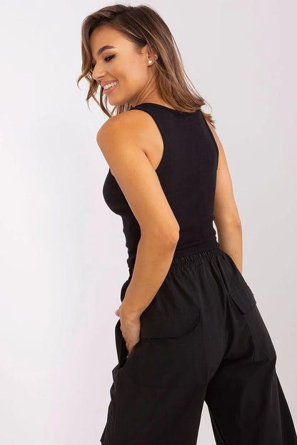 Women Sleeveless Top – Round-Neck Sleeveless Top -Guocali