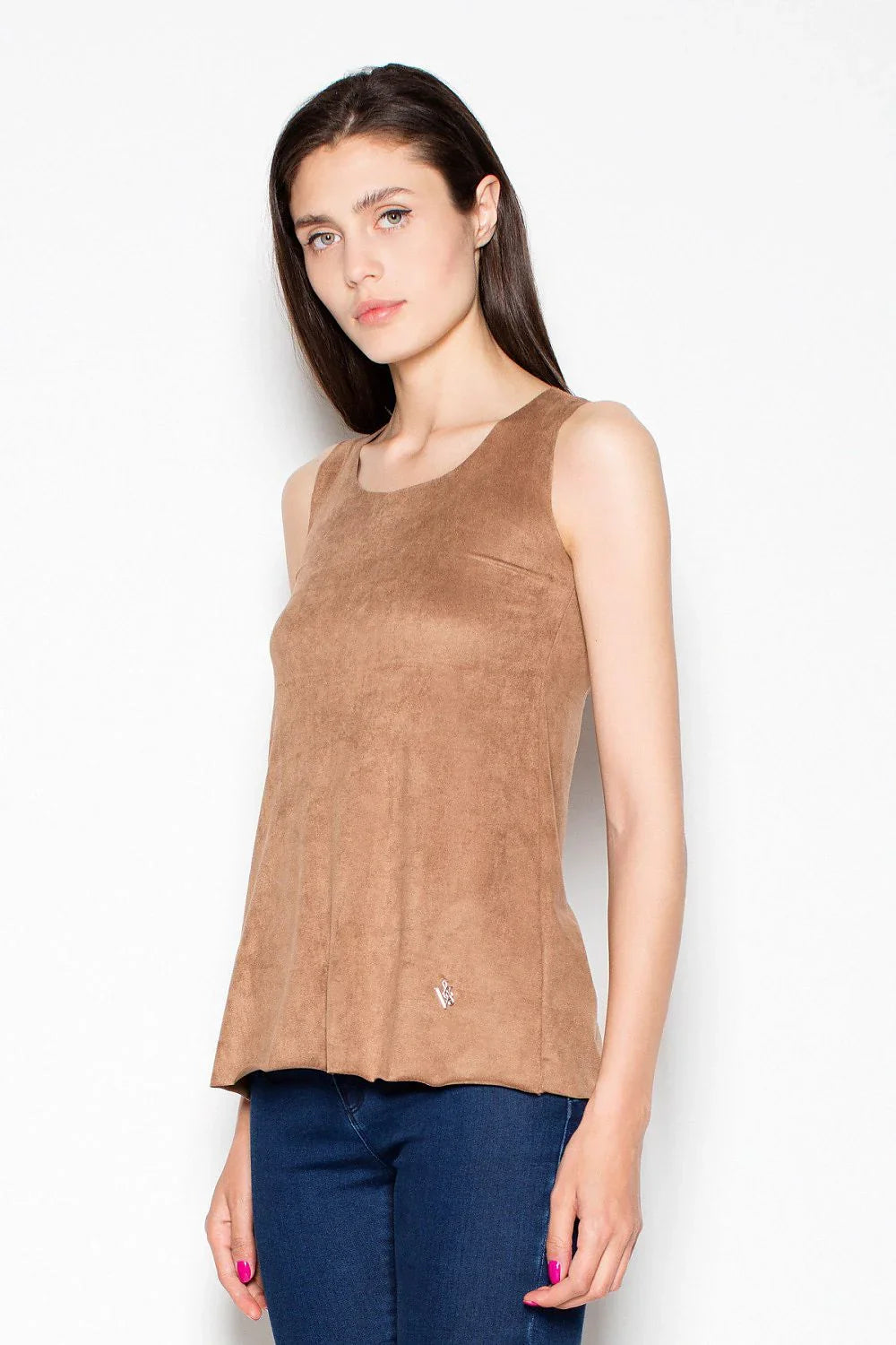 Women Sleeveless Top – Round-Neck Sleeveless Top -Guocali