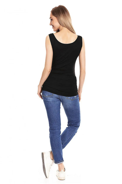 Women Sleeveless Top – Scoop-Neck Top -Guocali