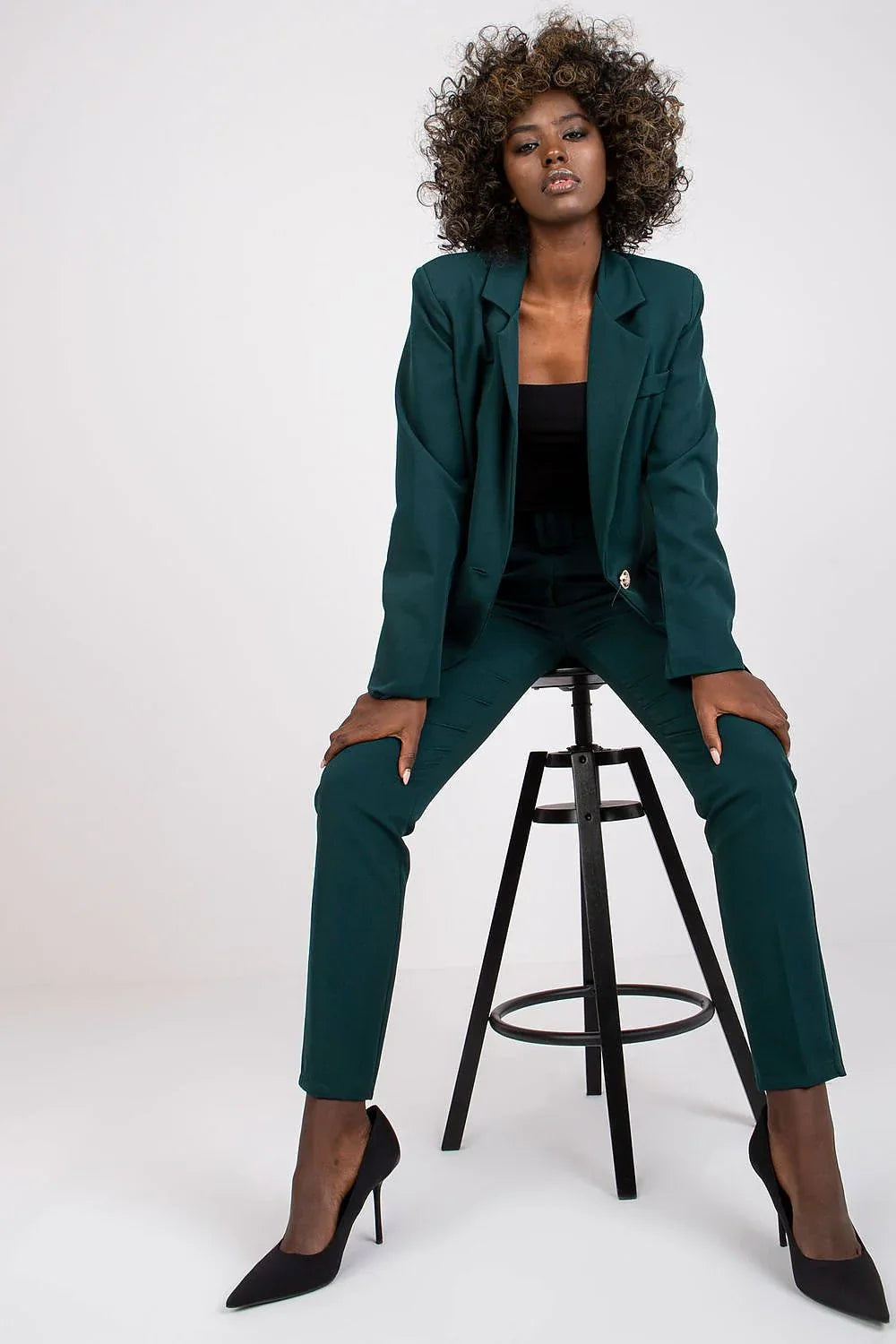 Women Suit Jacket - Stretchable - Button Blazer