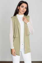 Women Suit Vest - Lightweight - Sleeveless -Guocali