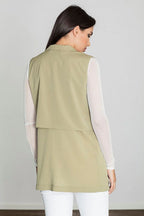 Women Suit Vest - Lightweight - Sleeveless -Guocali