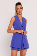 Women Suit Vest - Stretchable - Sleeveless -Guocali