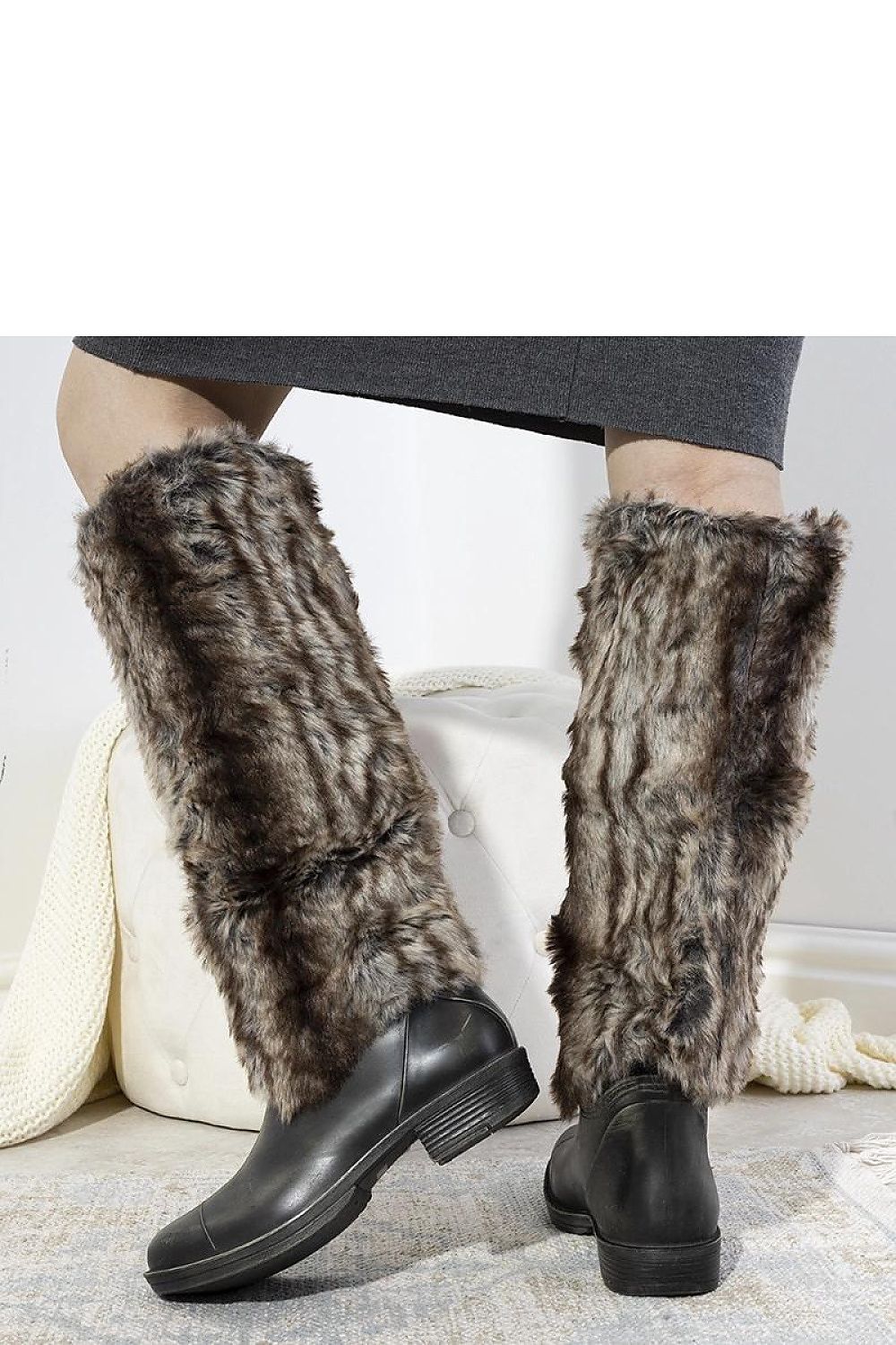 Women Thigh High Boots - Low Block Shoes - Guocali