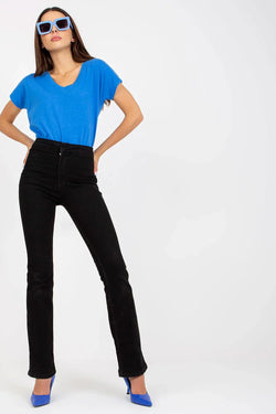 Women V-Neck Short-Sleeves T-Shirt – Stretchable - Guocali