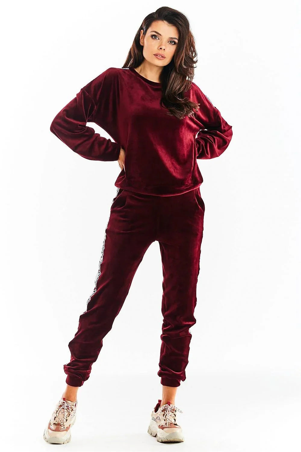 Women's Hoodie - Crew-neck With Regular Fit – Sweatshirt | GUOCALI – view 2