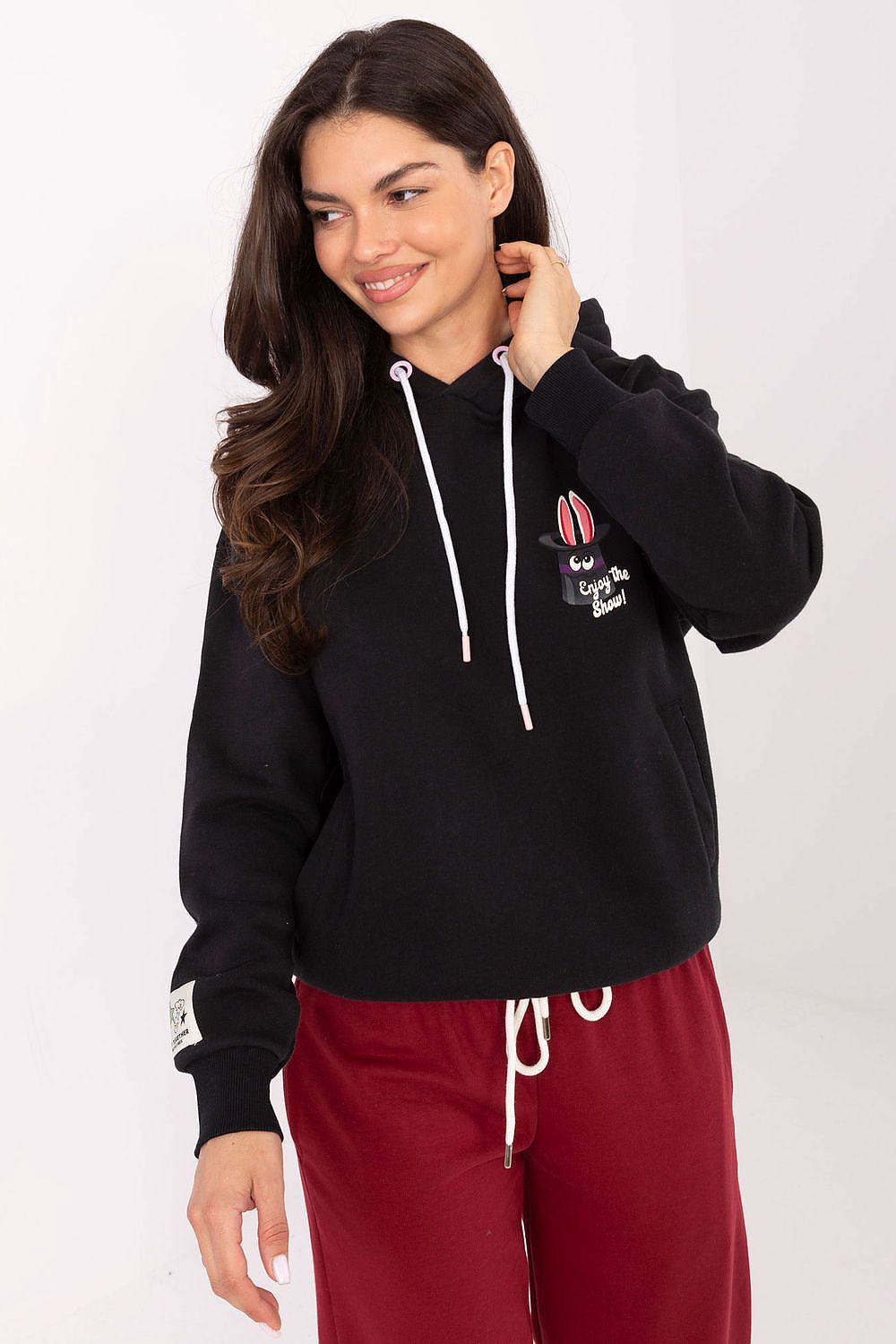 Women's Hoodie Graphic Back Print Drawstring Cotton Blend – Hoodie | GUOCALI