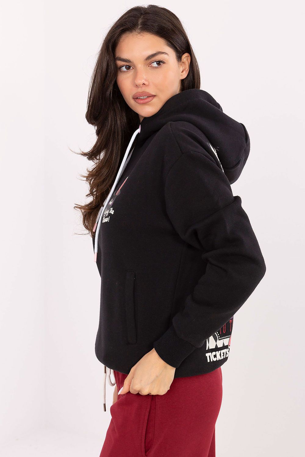 Women's Hoodie Graphic Back Print Drawstring Cotton Blend – Hoodie | GUOCALI – view 2