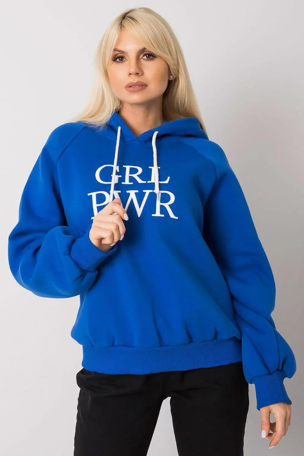 Women's hoodie Oversized Raglan Sleeve Logo Pullover – main view