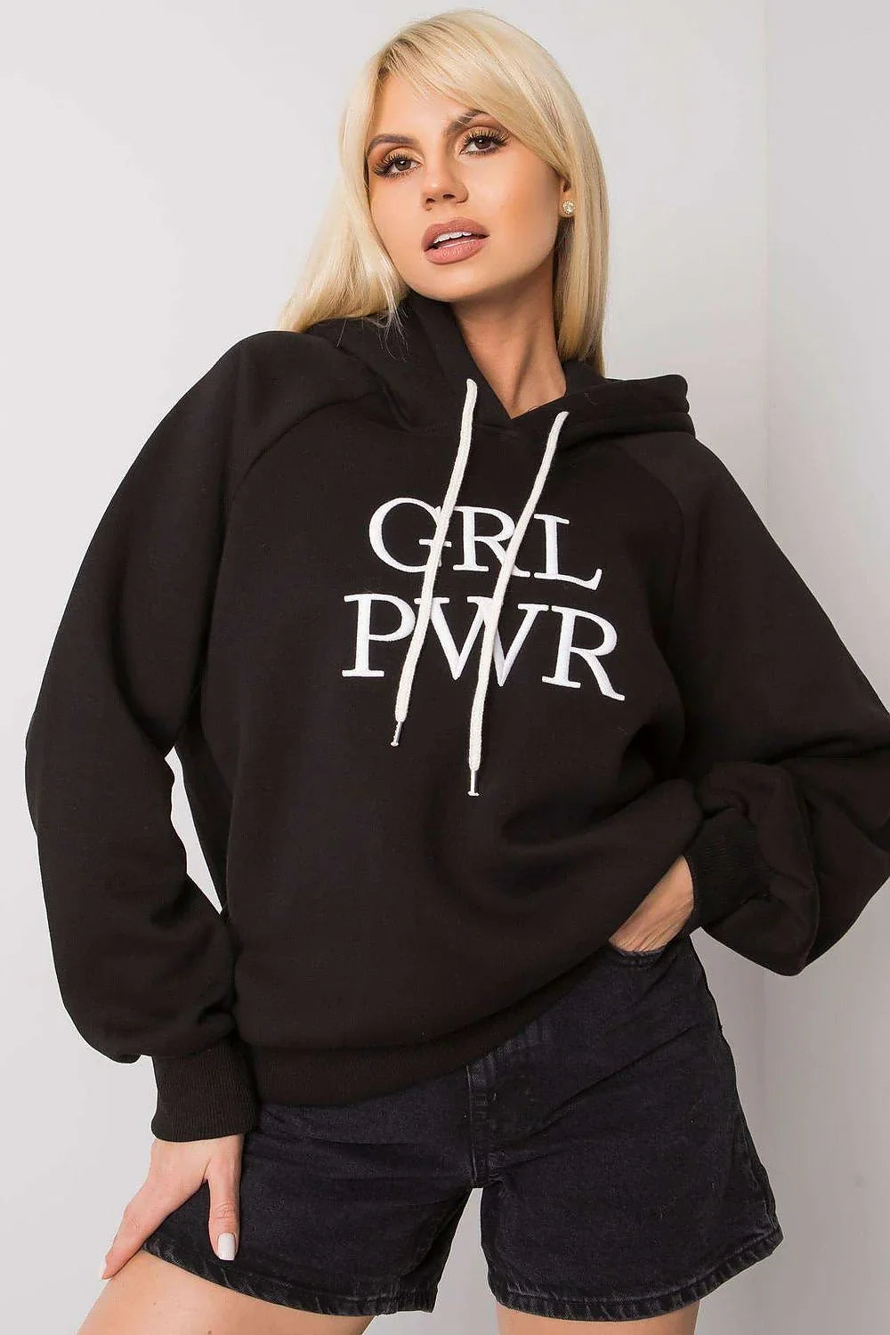 Women's hoodie Oversized Raglan Sleeve Logo Pullover – view 10