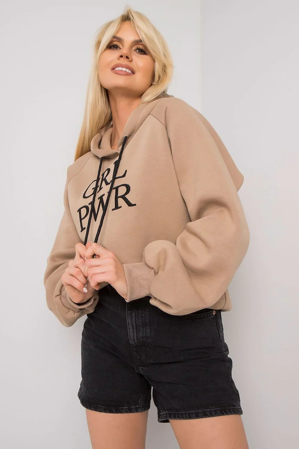 Women's hoodie Oversized Raglan Sleeve Logo Pullover – view 7