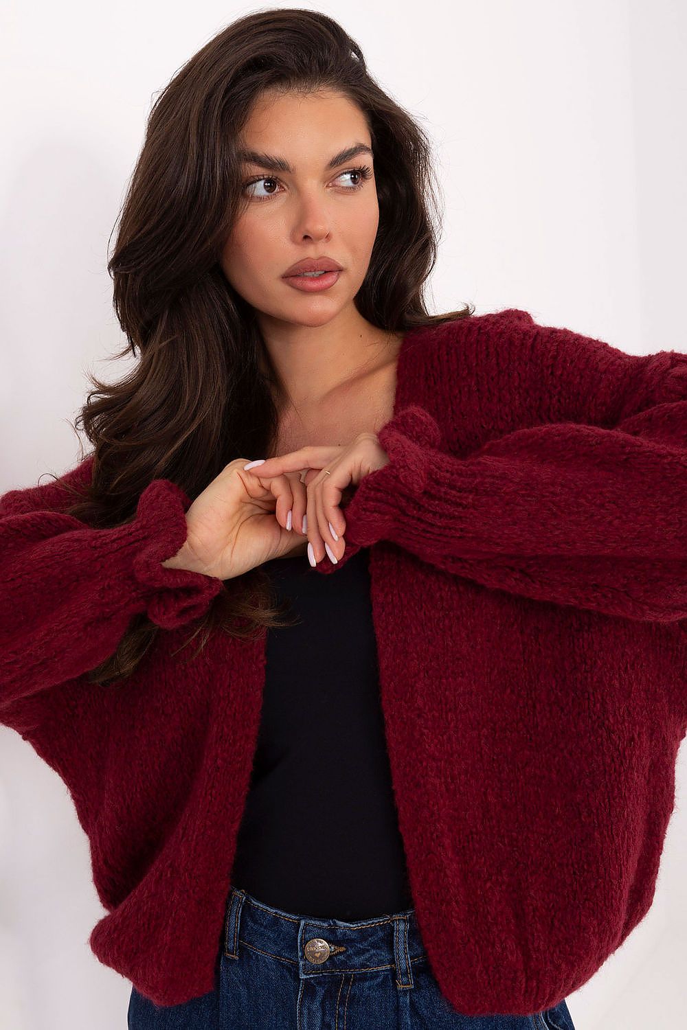 Women's Minimalist Open Cardigan Sweater - Guocali