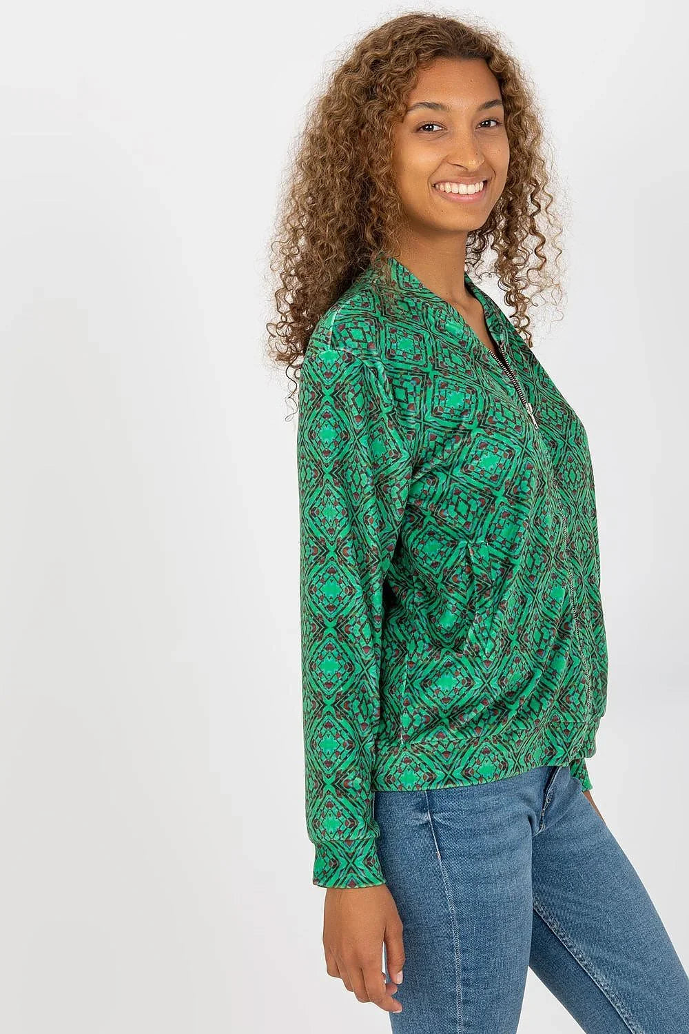 Women's Sweatshirt - Crew-Neck With Regular Fit - Guocali