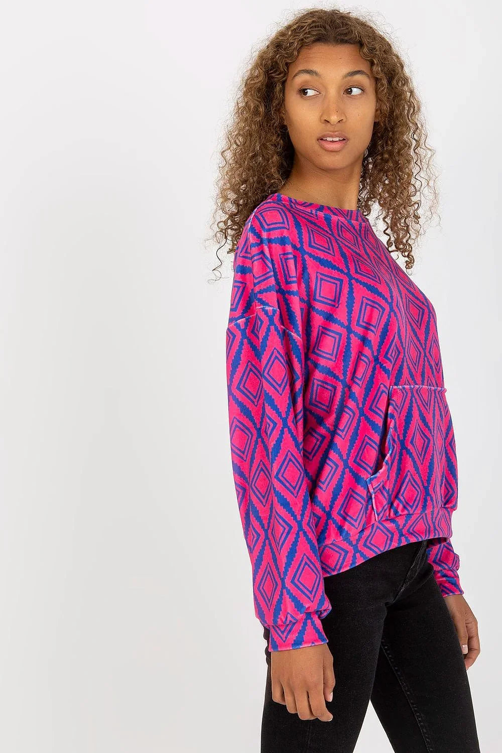 Women's Sweatshirt - Crew-Neck With Regular Fit - Guocali