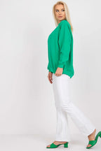 Women's Sweatshirt Mock Neck Solid Hip Length Stretch Cotton – Sweatshirt | GUOCALI – view 41