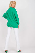 Women's Sweatshirt Mock Neck Solid Hip Length Stretch Cotton – Sweatshirt | GUOCALI – view 42