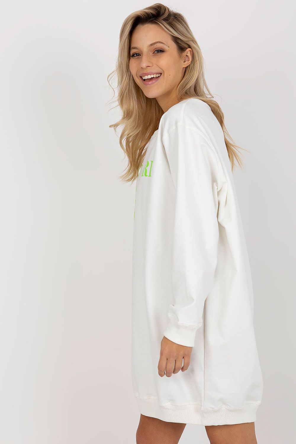Women's Sweatshirt Oversized Longline Graphic Print Cotton Blend – Sweatshirt | GUOCALI – view 2
