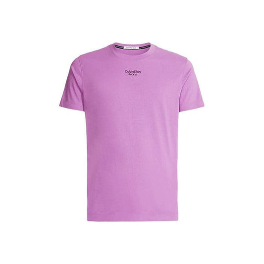 Purple Calvin Klein T-Shirt For Men - T-Shirt - Guocali